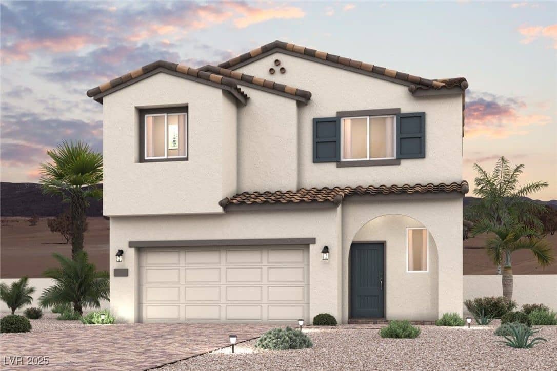Two-story home exterior at 9026 Rimerton Street, Sierra at Skyeview Homes